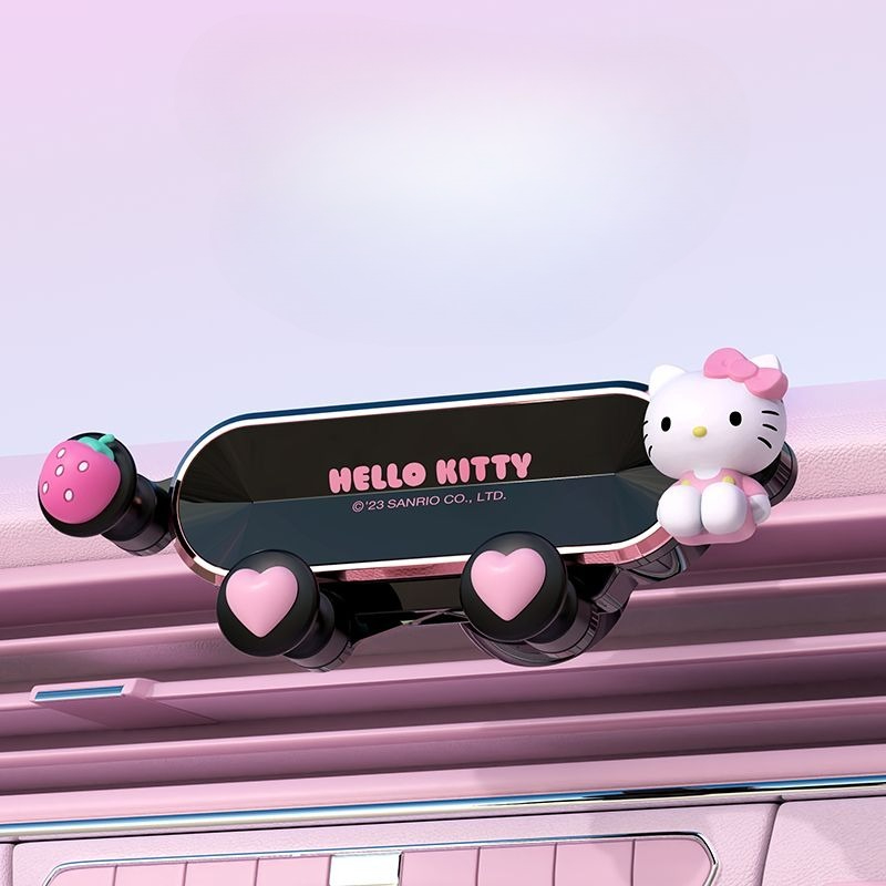 Kawaii Tech Accessories - Leuke Sanrio Hello Kitty Kuromi telefoonhouder