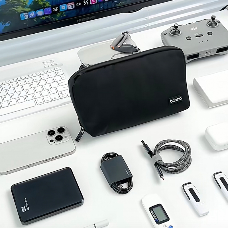 Kabelorganizer in schelpvorm,  - Tech Accessories Travel Organizer Pouch recensie en prijs
